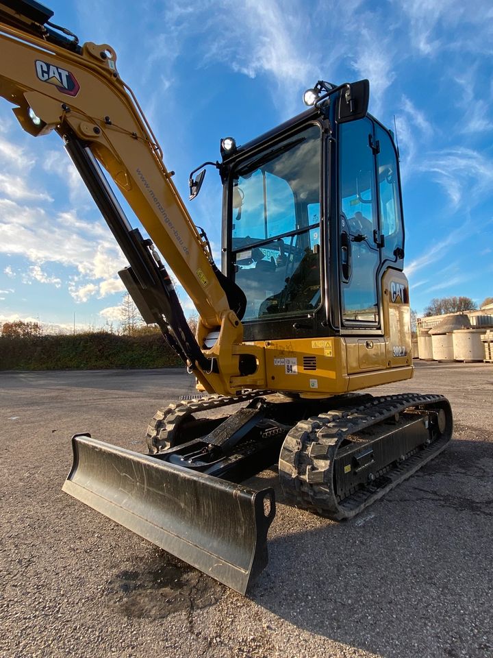 CAT 302.7 CR Minibagger Kompaktbagger mieten München ab 125,- € in München