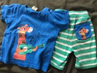 frugi sommer set kurze hose t-shirt giraffe 86 18-20m Bayern - Augsburg Vorschau