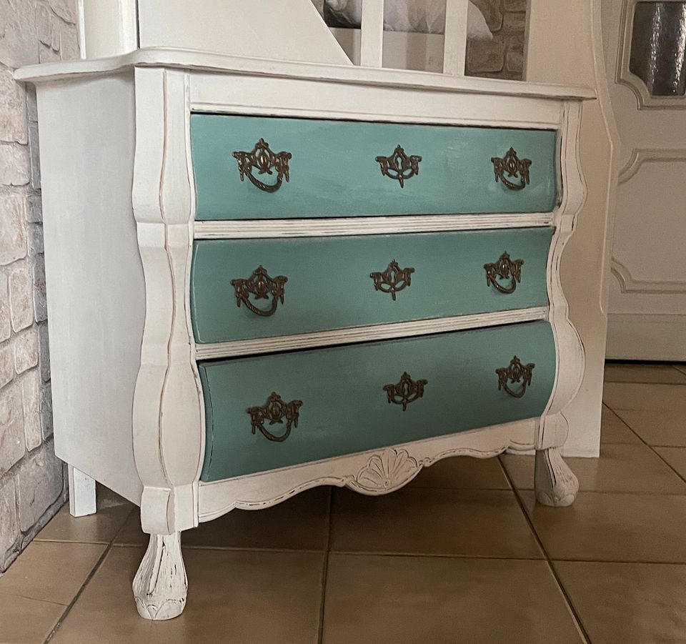 Charmante Shabby Chic Kommode mit 3 Schubladen in Timmendorfer Strand 