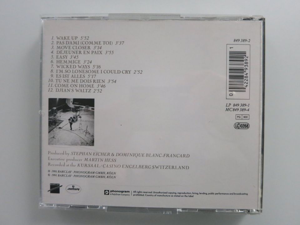 3 CD's STEPHAN EICHER"Engelberg,Carcassonne,non ci badar,guarda" in Berlin