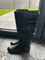 Graceland Damen Stiefel schwarz Kunstleder vegan Weitschaft 42 Nordrhein-Westfalen - Issum Vorschau