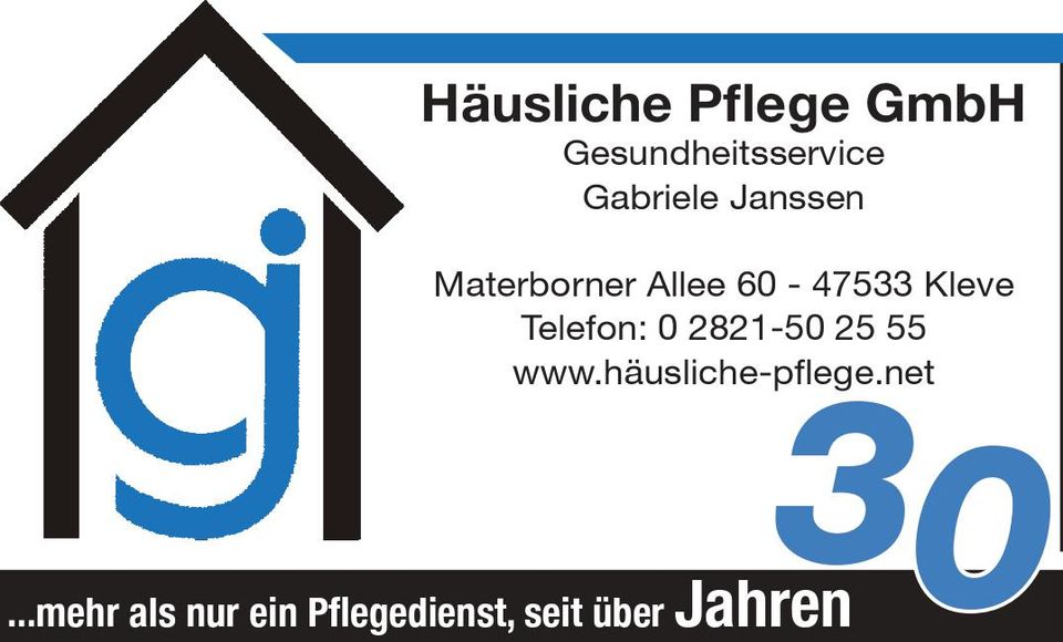 Ausbildung zum Pflegefachfrau*mann (m/w/d) in Kleve