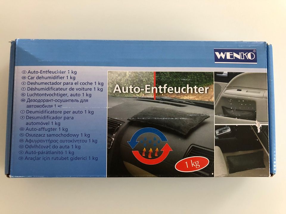 Wenko Entfeuchter Kissen Auto Wohnwagen Keller Luft Trocknung NEU