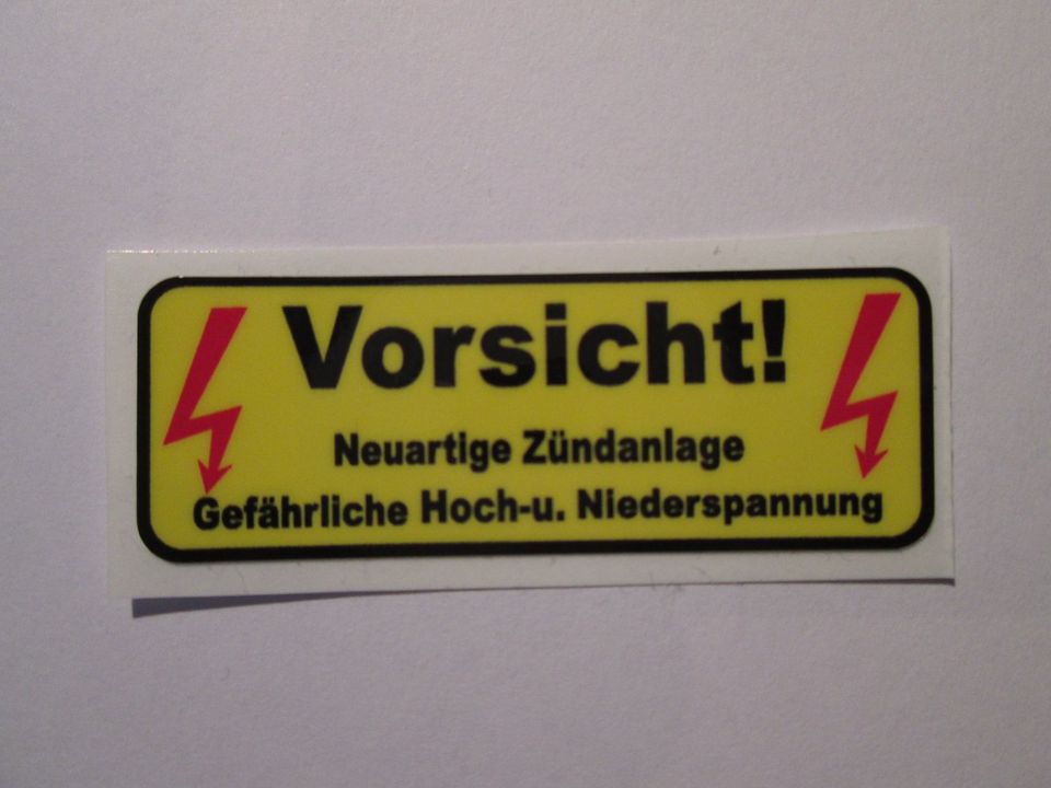 Porsche 911/930/RS/RSR  Aufkleberset für Zündspule in Glonn