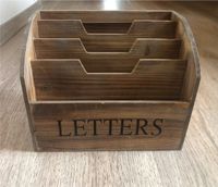 Briefbox „Letters“ aus Holz  Postsorganizer Niedersachsen - Wunstorf Vorschau