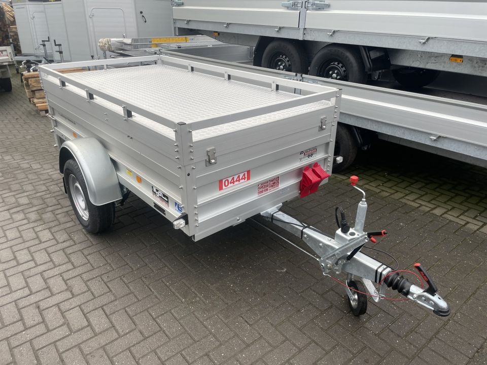 Koch Anhänger 4.13 Deckelanhänger 250x125x50cm PKW Alu 1300kg NEU in Bocholt