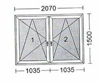 Kunststoff - Fenster weiß - gebraucht Niedersachsen - Dötlingen Vorschau