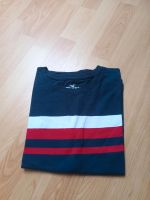 Hollister Damen Classic T-Shirt Shirt Kurzarm Gr M blau weiß rot Nordrhein-Westfalen - Hückelhoven Vorschau