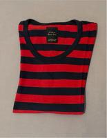 Zara Shirt gestreift rot/schwarz Berlin - Wilmersdorf Vorschau