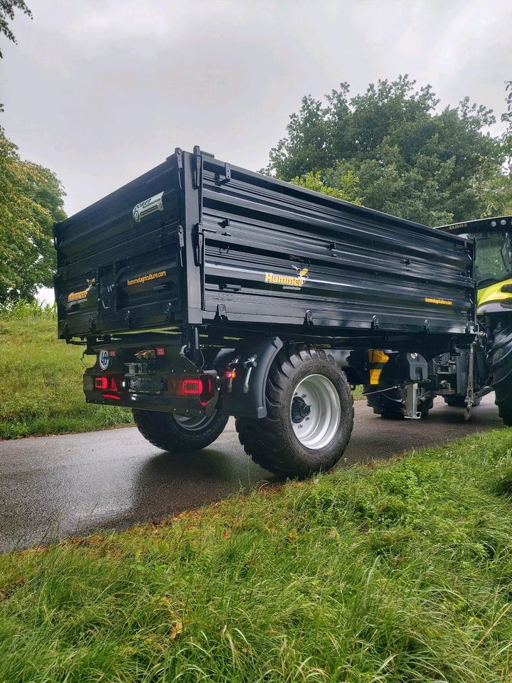 Hummel Einachskipper 10to Holzanhänger Kipper in Nabburg