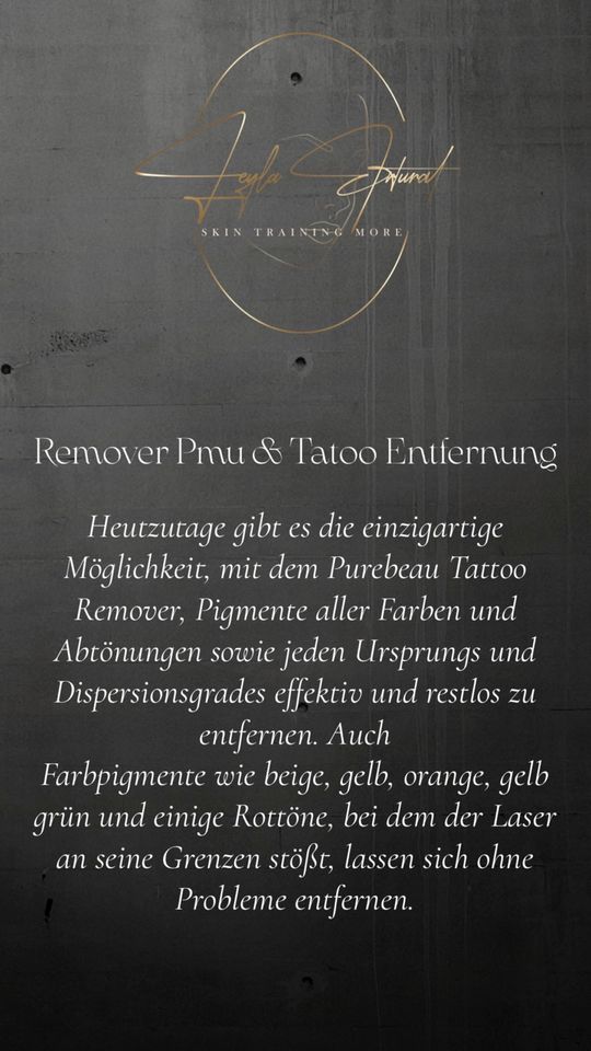 Remover Pmu & Tatoo Entfernung in Köln