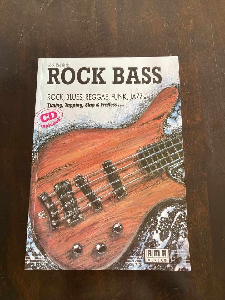 Rock Bass Lehrbuch für E-Bassisten von Jäcki Reznicek mit CD in Bonn