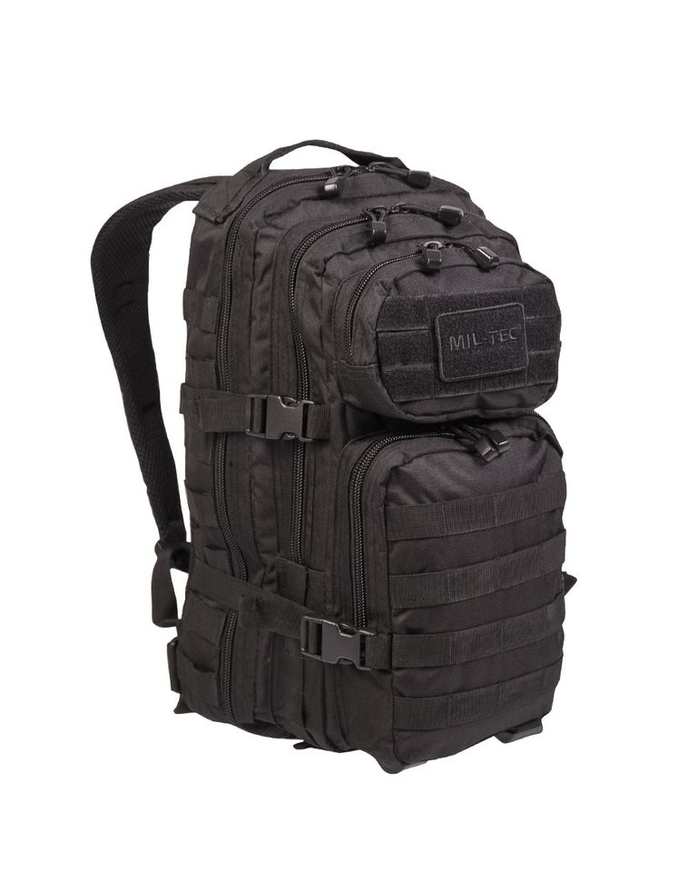 Rucksack Mil-Tec US Assault, schwarz - ca. 20 Liter - Arbeit in Betzdorf