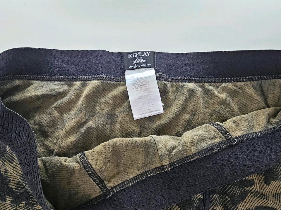 REPLAY - BOXER SHORTS DUO - 2 STÜCK - CAMOUFLAGE - 2XL - TOP in Duisburg