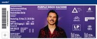 Suche Tickets für Purple Disco Machine Köln E Werk Oktober Nordrhein-Westfalen - Lennestadt Vorschau