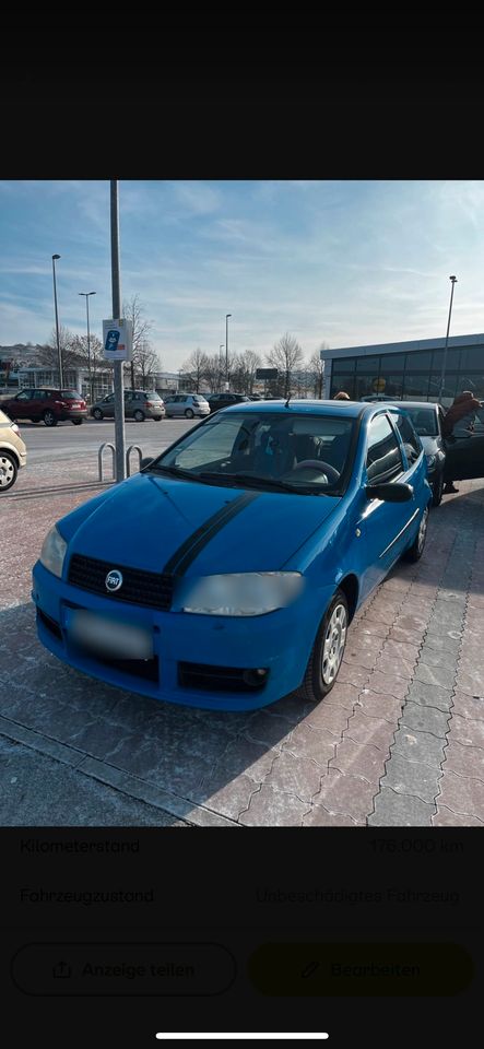 Fiat Punto 1.2 sehr gut Zustand in Heidenheim an der Brenz