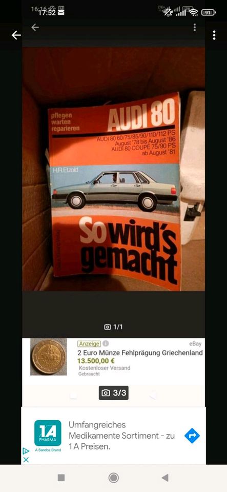 Hier 2 Alte Auto Magazine aus denn 80 er Jahren Zustand ist gut in Mettmann