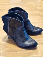 Schuhe von Felmini in Größe 40 Leder schwarz glitzernd glitter Niedersachsen - Uelzen Vorschau