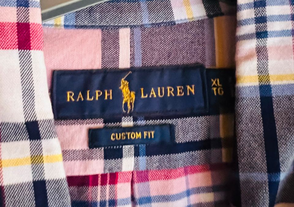 Herrenhemd von Ralph Lauren #kariert #customfit in Poppenhausen