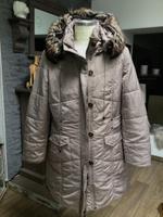 Wintermantel mit Kapuze im Beige Nordrhein-Westfalen - Mönchengladbach Vorschau