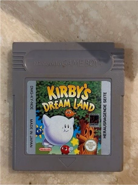 Kirbys Dream Land Gameboy Spiel in Grevenbroich