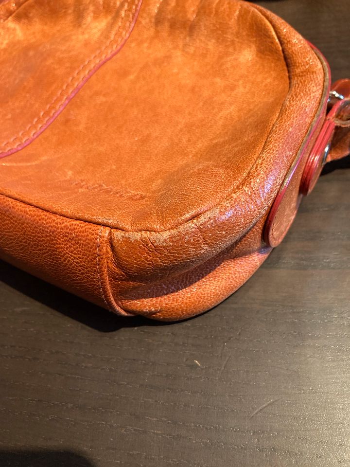 Picard Ledertasche Schultertasche Orange in Dortmund