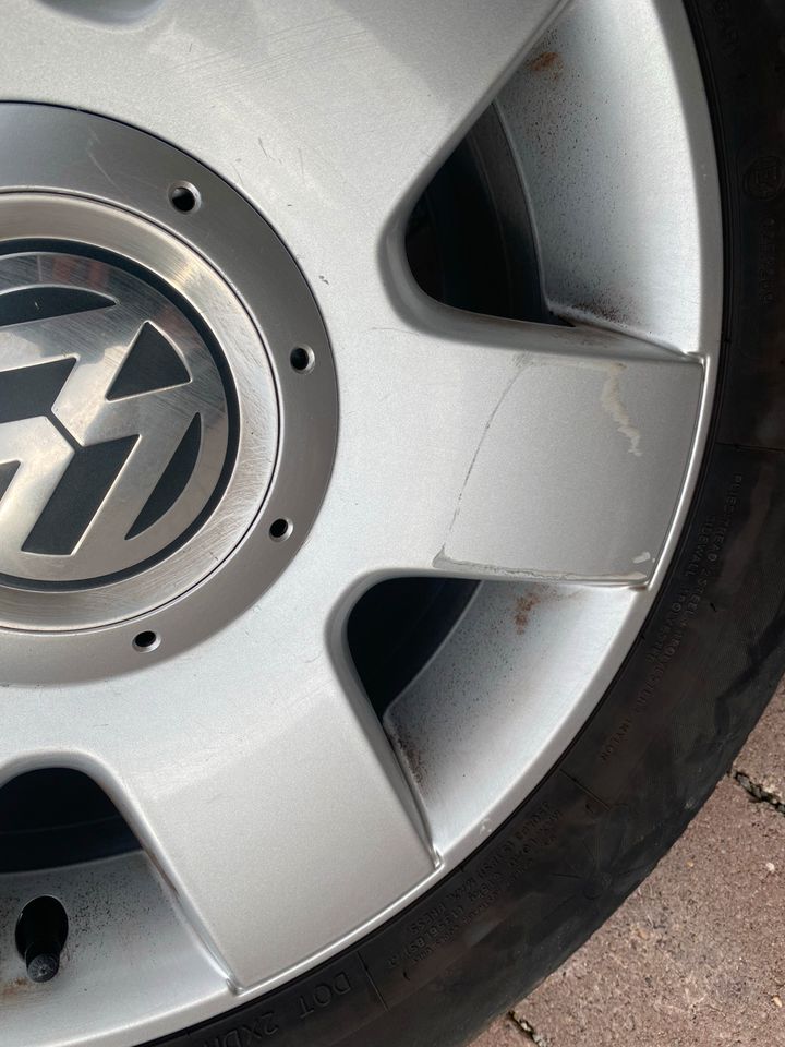 VW Alufelgen | 3 Stück mit Sommerreifen | 195/65R15 91H in Frickenhausen