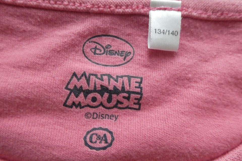 Shirt Gr.128 134 LA-Shirt Minnie Mouse in Altleiningen