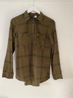 Karohemd H&M Damen Größe 32 (36) Khaki neuwertig Bayern - Krumbach Schwaben Vorschau