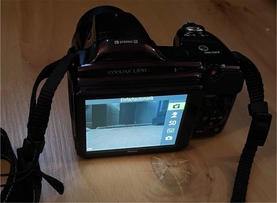 Nikon Coolpix L830 Aubergine mit Kameratasche Digitalkamera in Winsen (Luhe)