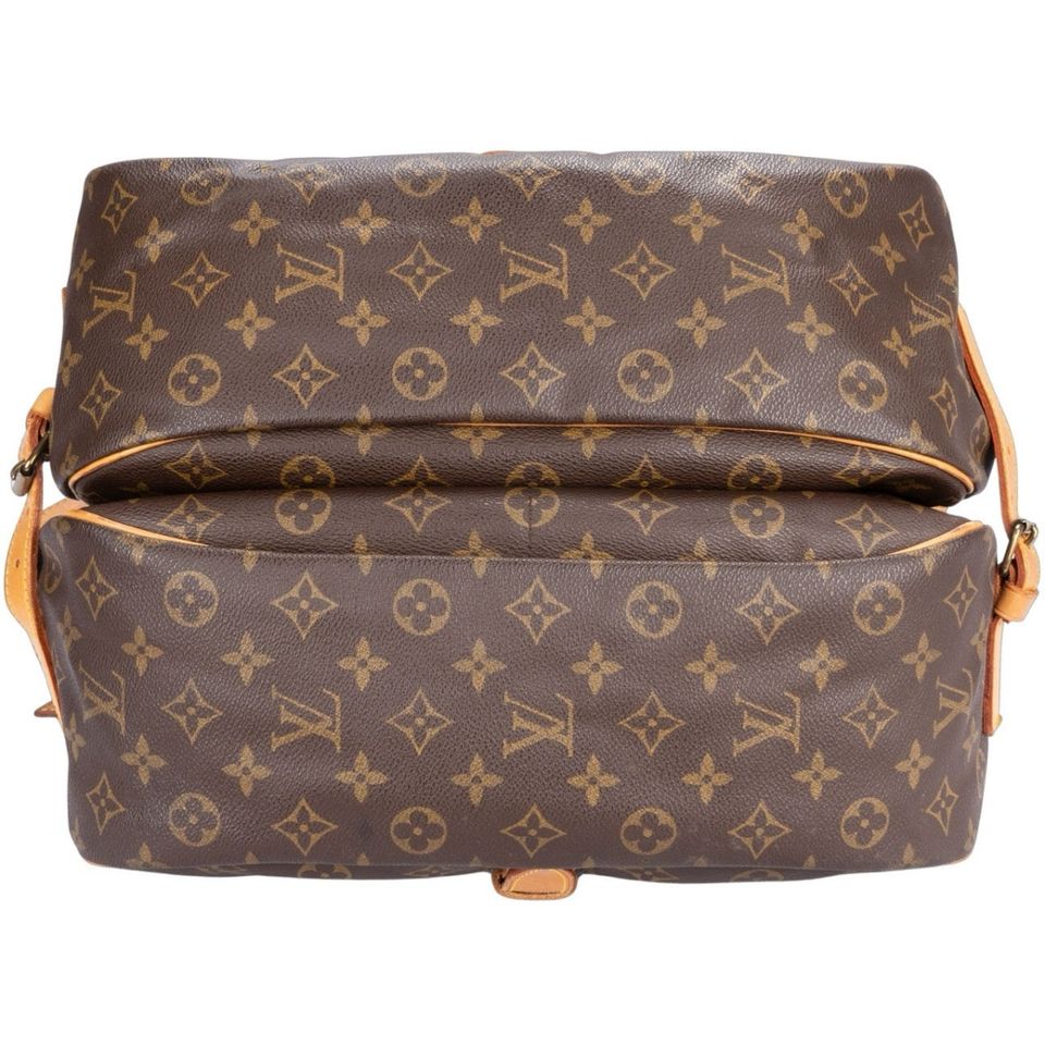 Louis Vuitton Canvas Monogram Saumur GM Crossbody Bag in Halle