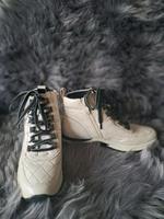 Caprice Leder-Sneaker, hoher Schaft, Zipper, Komfortweite, Gr. 36 Nordrhein-Westfalen - Ennepetal Vorschau