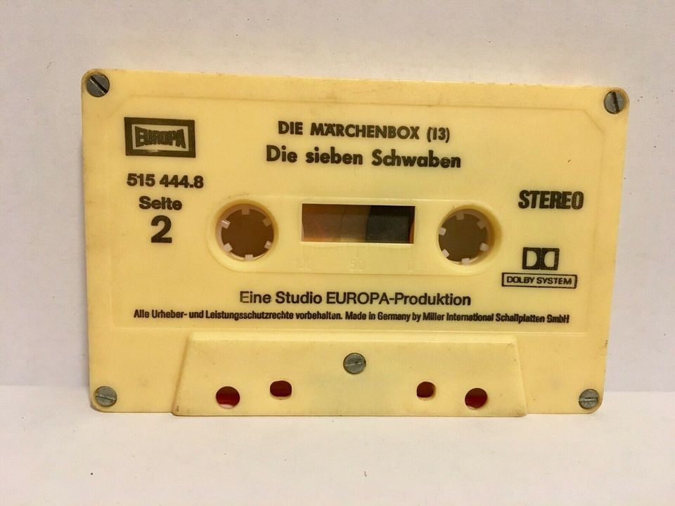 Die Märchenbox (13) Die sieben Schwaben, Kassette Cassette Tape in Hamburg