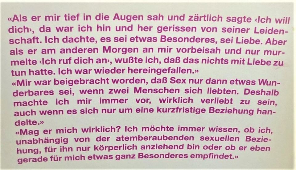DIE SEHNSUCHT NACH DEM SIEBTEN HIMMEL Frau zwischen Liebe und Sex in München