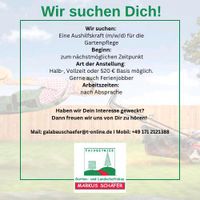 Aushilfskraft für die Gartenpflege Nordrhein-Westfalen - Arnsberg Vorschau