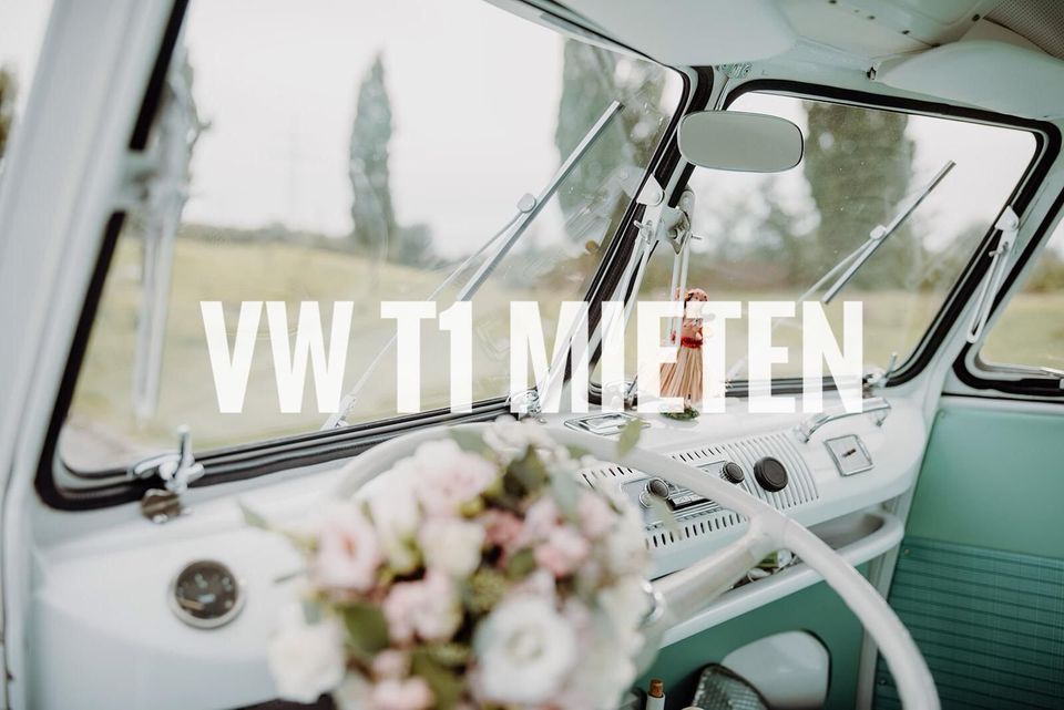 VW Bus Bulli Oldtimer Mieten Hochzeit in Duisburg