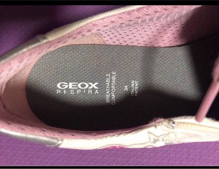 Geox Größe 34 Mädchen Leder Sneaker rosa weiß in Neumarkt i.d.OPf.