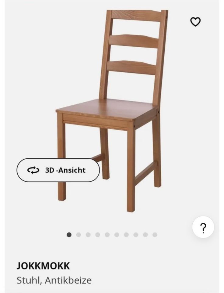 Ikea Stühle 2x neu mit Sitzkissen Jokkmokk in Heimbach