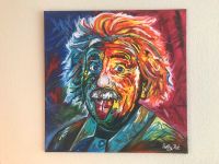 Ölbild Popart Albert Einstein Kunst Bild Porträt VIP Promi 0,8m Nordrhein-Westfalen - Schwerte Vorschau