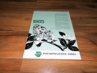 Aus Nachlass, alter großer Kalender Rheinpreussen GmbH von 1965 Nordrhein-Westfalen - Wadersloh Vorschau