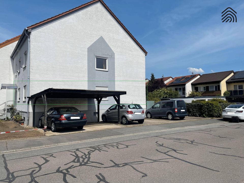 EG-Wohnung in ruhiger Lager mit Balkon mit alleiniger Gartennutzung in Hemsbach