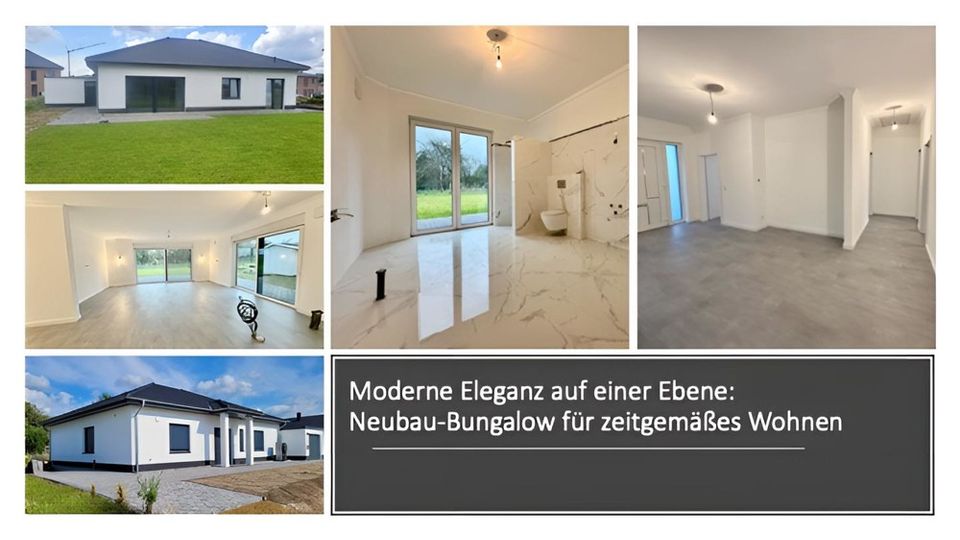 Moderne Eleganz auf einer Ebene: Neubau-Bungalow für zeitgemäßes Wohnen in Fintel