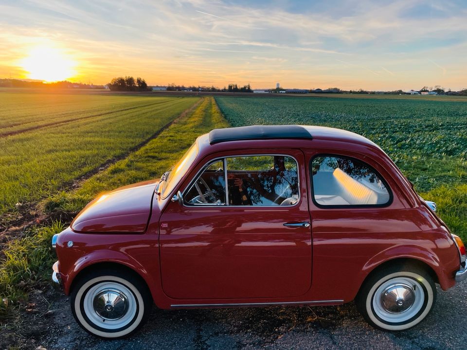 Fiat 500 F Rundtacho Wertgutachten 2 / TÜV neu in Oberhaching