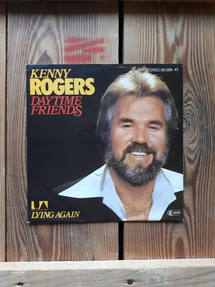 2x Kenny Rogers Single Schallplatte Goodbye Marie Daytime Friends in Böhl-Iggelheim