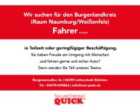 Fahrer gesucht im Burgenlandkreis (Naumburg/Weißenfels) Sachsen-Anhalt - Naumburg (Saale) Vorschau