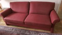 schönes 2-sitziges rotes Sofa mit passendem  Sessel Mülheim - Köln Stammheim Vorschau