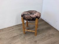 #A Hocker Polster rund Holz gedrechselt DDR Wohnzimmer Sachsen - Burgstädt Vorschau