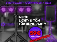Musik-Anlage Party Beleuchtung Boxen mieten Geburtstag Hochzeit Baden-Württemberg - Eislingen (Fils) Vorschau