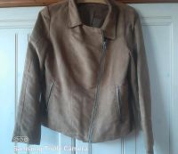 Lederjacke Damen, braun Velour, Gr. 42 Hessen - Alsfeld Vorschau