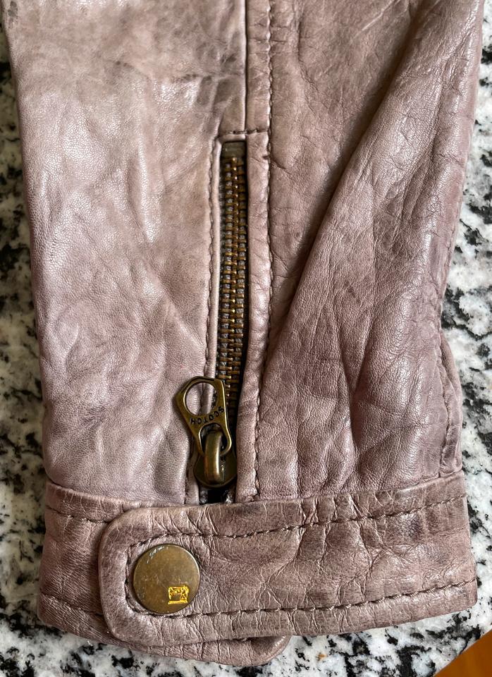 Scotch Shrunk Lederjacke mit Applikation, Jungs ca. 8 J. Steinf. in Bochum